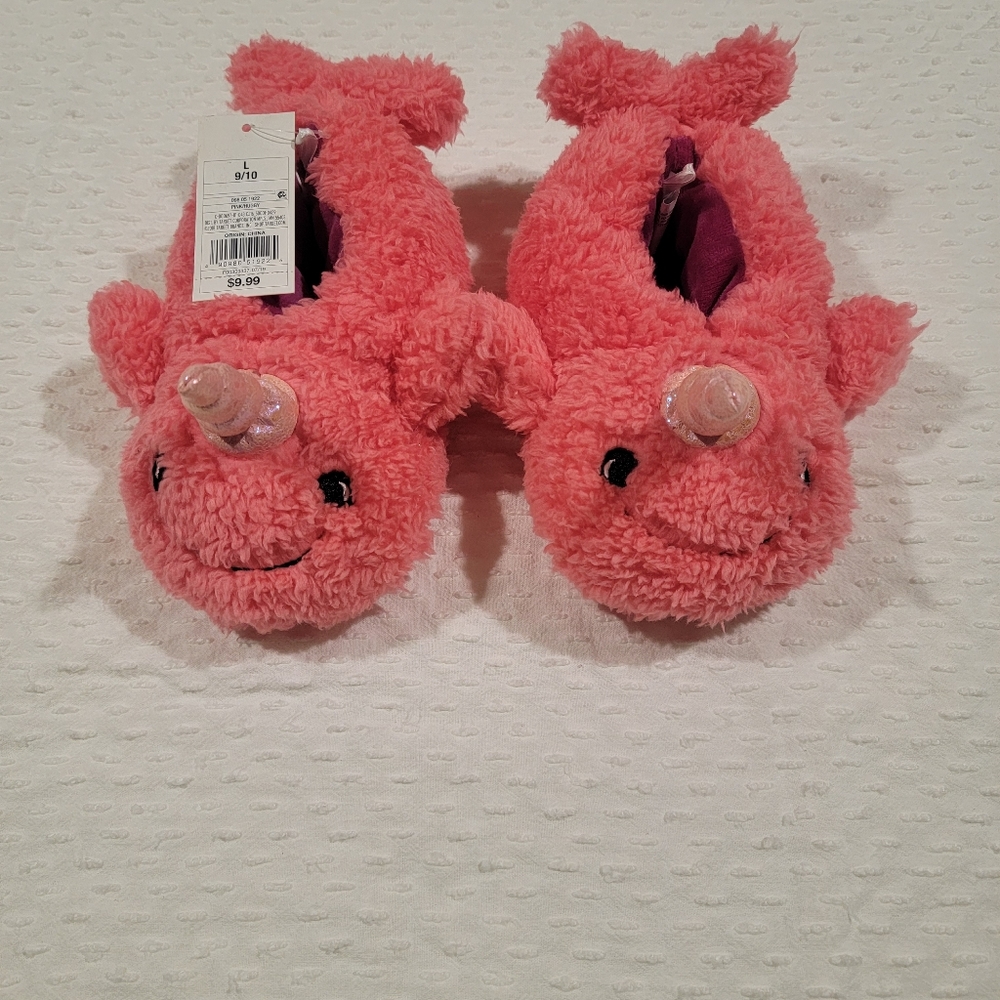 Cat & Jack Pink Toddler Slippers 2 pairs Bundle
